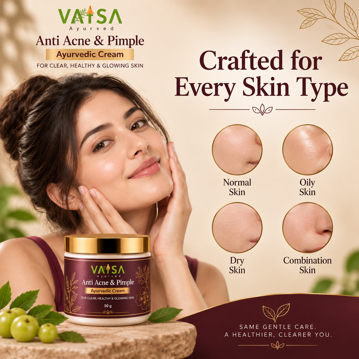 Vatsa Anti Acne & Pimple Cream — crafted for every skin type