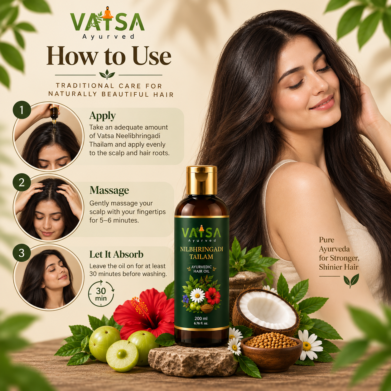Vatsa Nilbhringadi Tailam — how to use